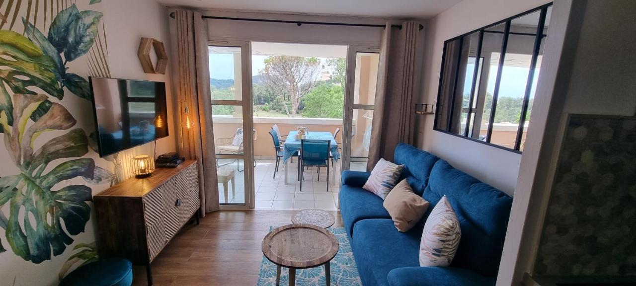 Agay Cap Esterel Village Allee Fleurs - F2 Clim Vue Golf Et Mer - Grande Terrasse Plein Sud Saint-Raphaël Екстериор снимка